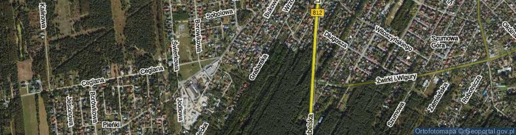 Zdjęcie satelitarne Grabarska ul.